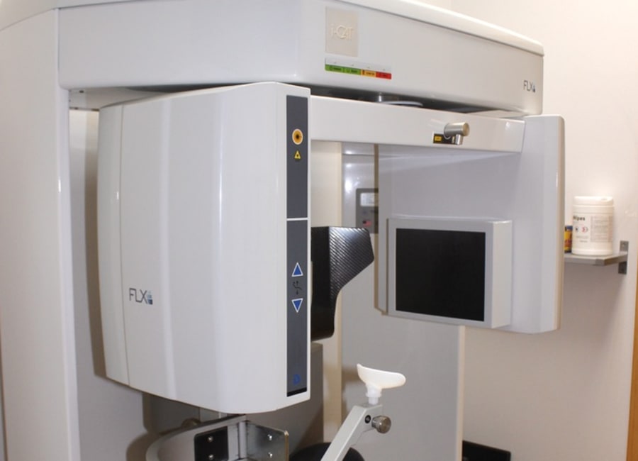 The 3D iCAT Scan machine we use at Wentz Orthodontics.